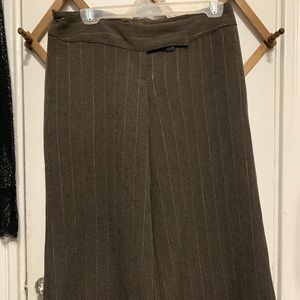 Brown Pin Stripe Capris